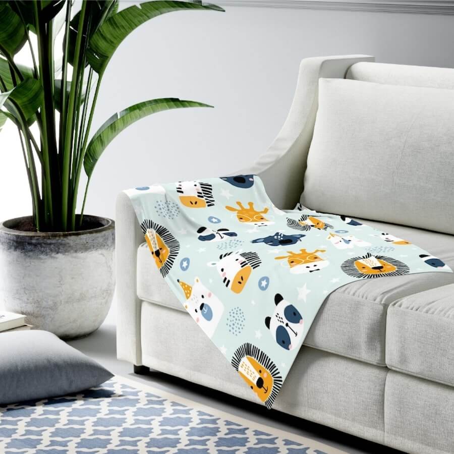 Baby Swaddle Blanket Personalized candles 53