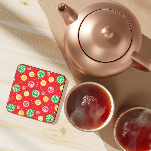 Hardboard Back Coaster With Design Personalized candles 59