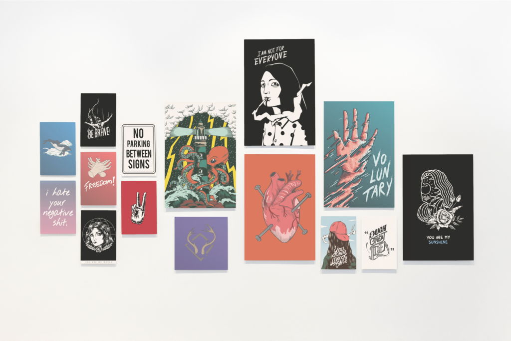 Creative poster ideas Printify Custom posters 48