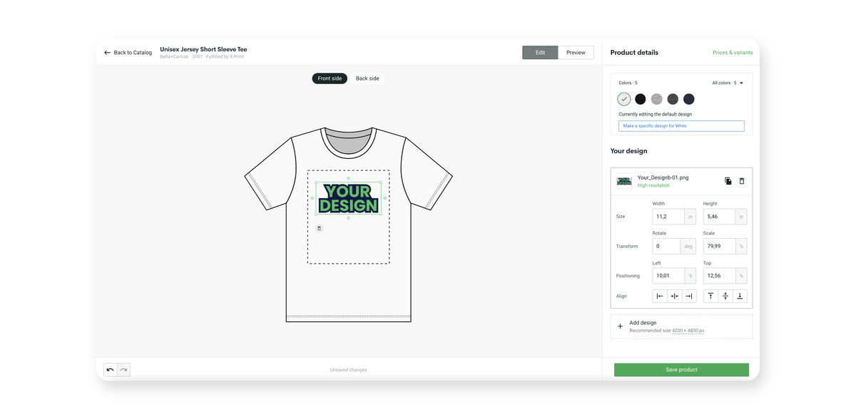 Upload Your Design Create your first design: Graphic design tips for POD 7